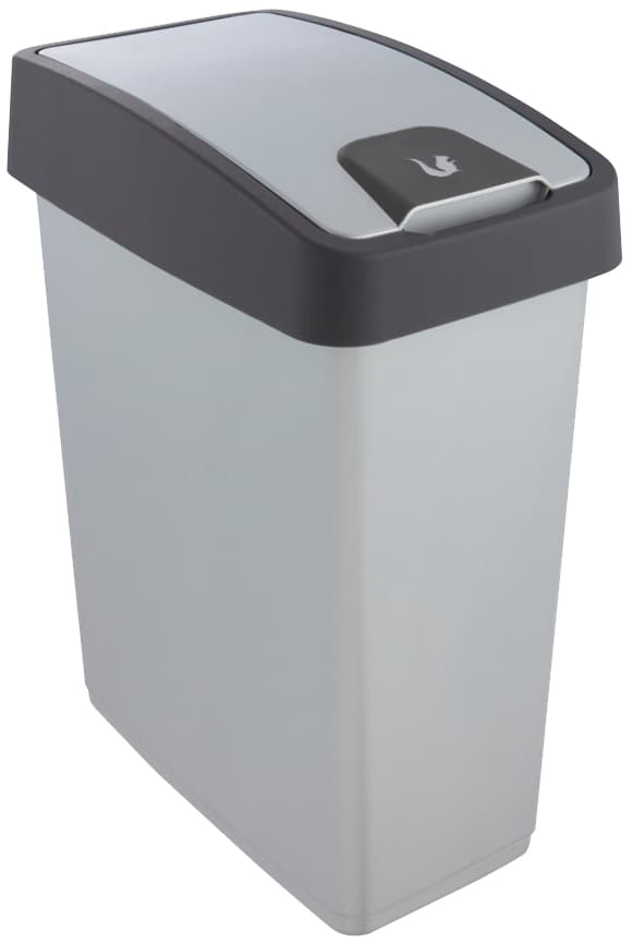 Keeeper Abfalleimer , Magne, , 25 Liter, Silber / Anthrazit