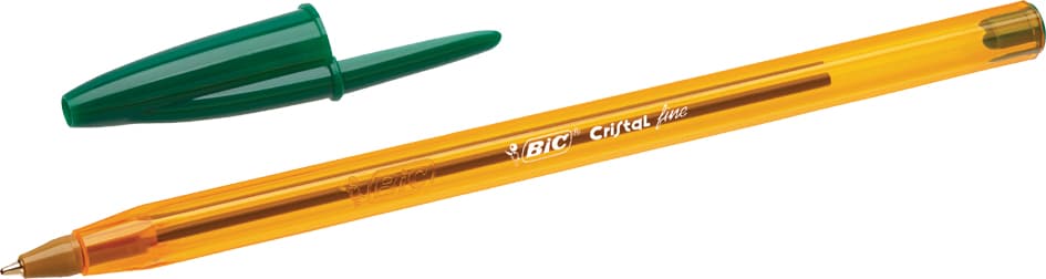 Bic Kugelschreiber Cristal Fine, Strichfarbe: Grün