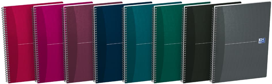 Oxford Office Spiralbuch, Din A4, Kariert, 90 Blatt, Karton