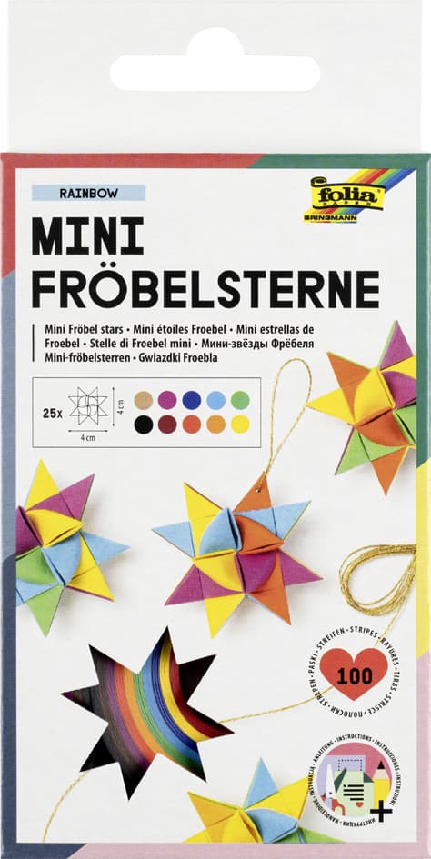 Folia Faltpapierstreifen Für Fröbelsterne, 350 X 10 Mm
