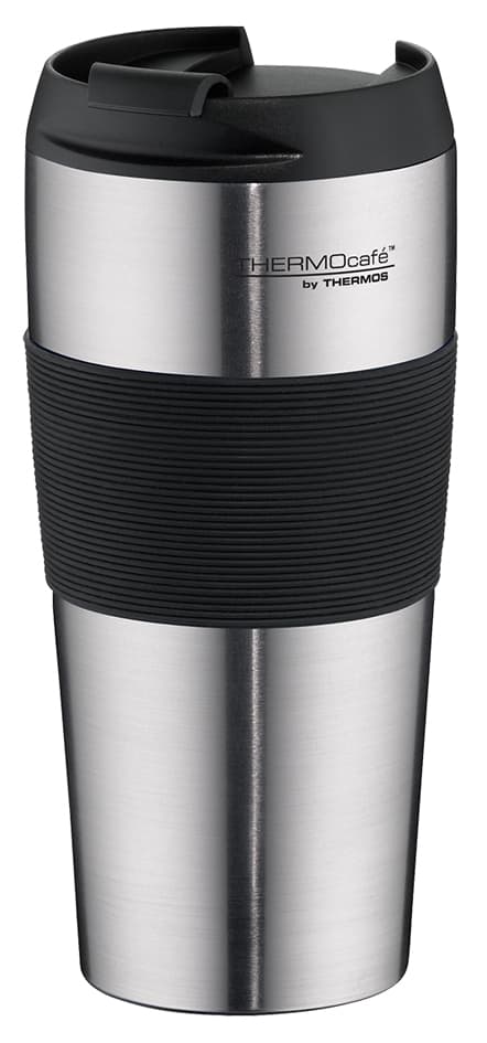Thermos Isolierbecher Thermopro, 0,4 Liter, Silber Matt