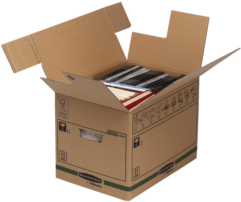Fellowes Bankers Box Transit Umzugskarton Smoothmove, Klein