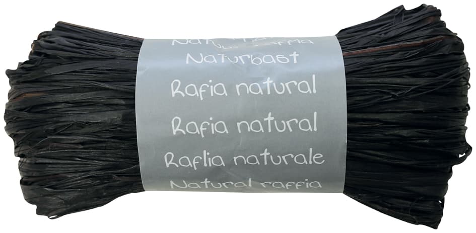 Clairefontaine Raffia-Naturbast, Schwarz