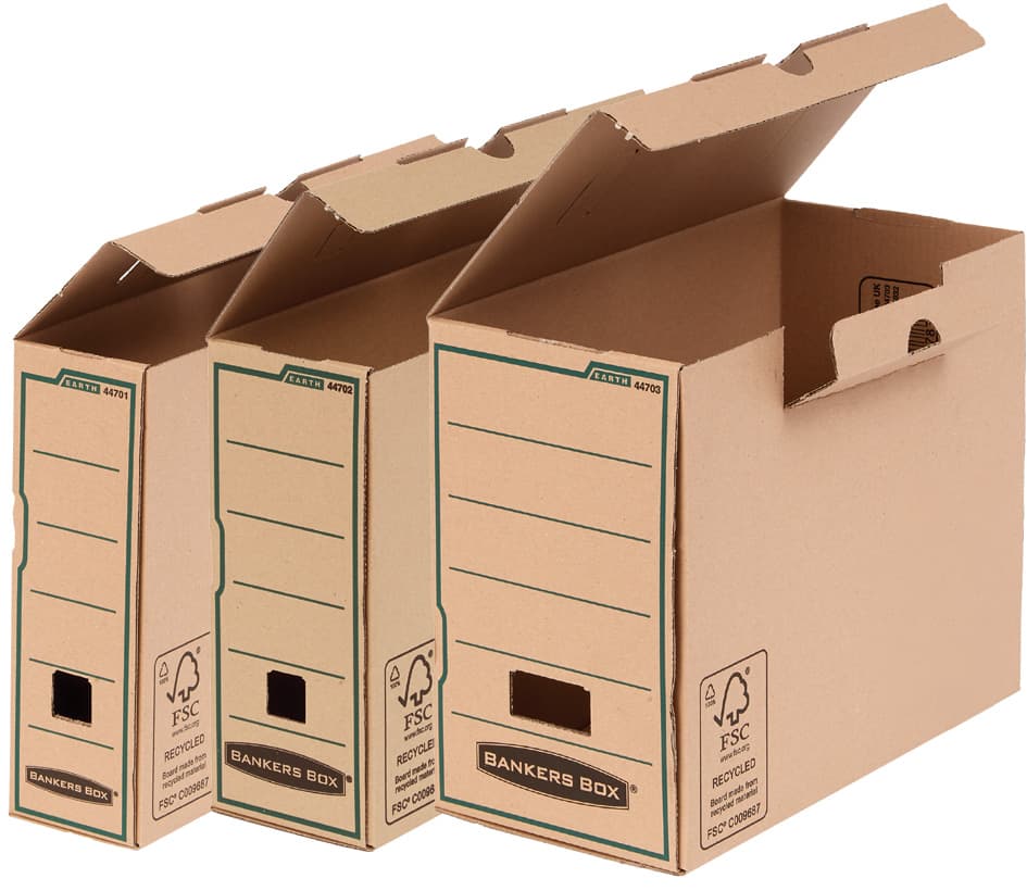 Fellowes Bankers Box Earth Archiv-Schachtel, (B)100 Mm