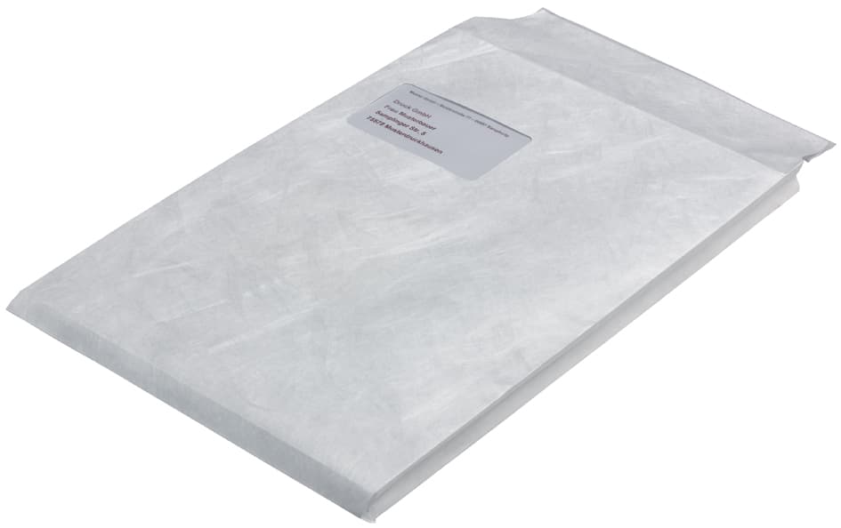 Tyvek Faltenversandtaschen C4, Mit Fenster, 70 G/Qm