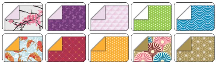 Folia Faltblätter Japan, 200 X 200 Mm, 50 Blatt
