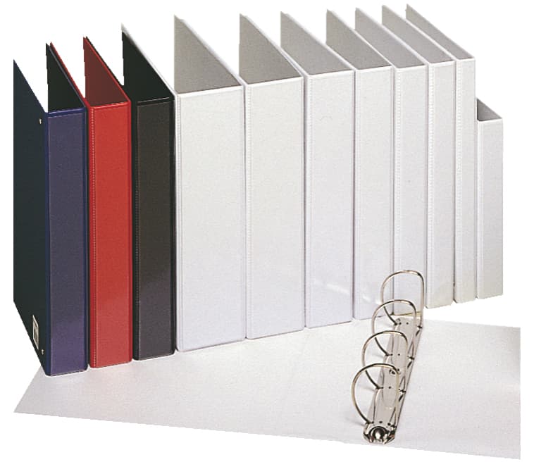Esselte Präsentations-Ringbuch Essentials, A4, Rot, 4d-Ring