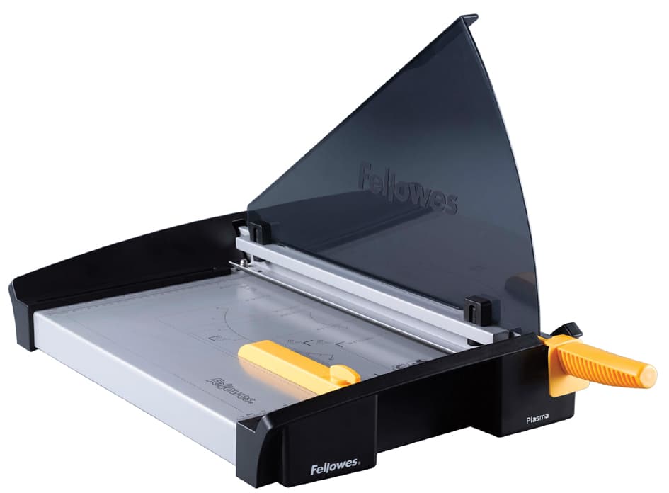 Fellowes Hebel-Schneidemaschine Plasma, Din A3, Schwarz/Gelb