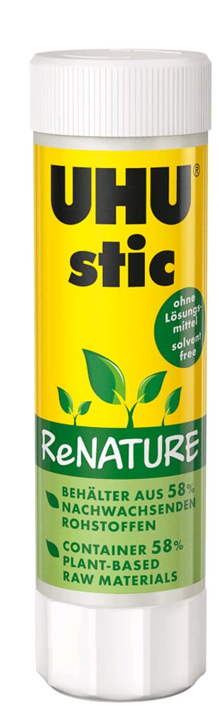 Uhu Klebestift Stic Renature, Lösemittelfrei, 40 G