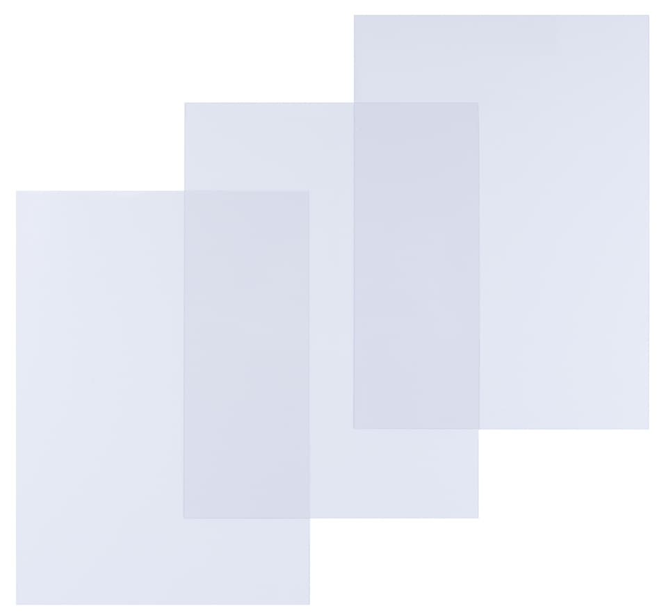 Pavo Einbanddeckel, Din A3, Pvc, Transparent, 0,15 Mm