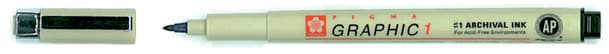 Sakura Grafikstift Pigma Graphic 1, Schwarz