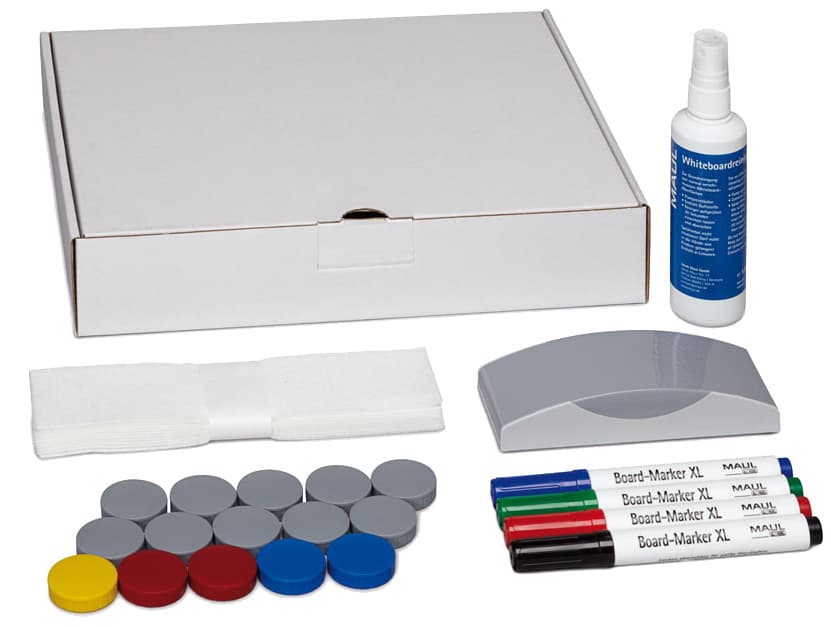 Maul Weißwandtafel Zubehör-Set, Karton, Klein