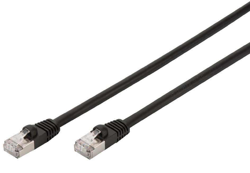Digitus Outdoor-Patchkabel, Kat. 6, S/Ftp, 5,0 M, Schwarz