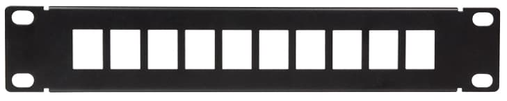 Logilink 10,  Keystone Patch Panel, Schwarz