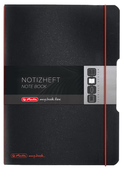 Herlitz Notizheft My.Book Flex, A6, Pp-Cover, Transparent