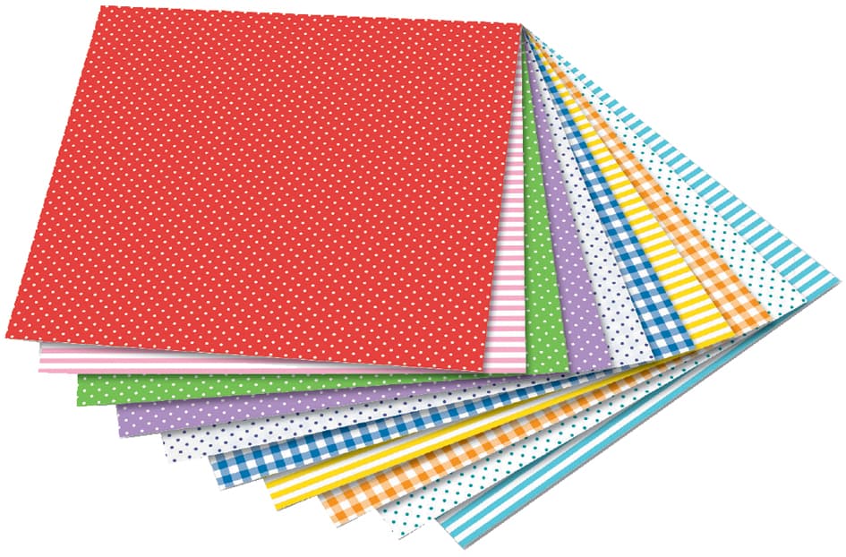 Folia Faltblätter , Basic Intensiv, , 150 X 150 Mm, 50 Blatt