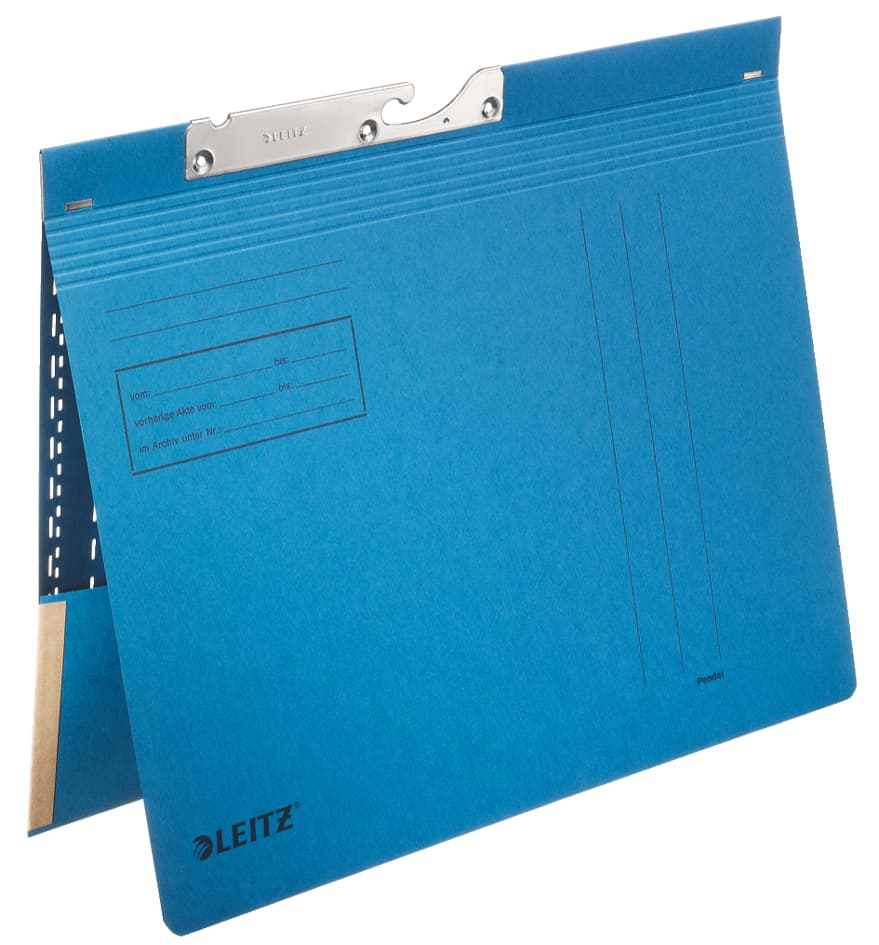 Leitz Pendelhefter, Mit Tasche, A4, Blau