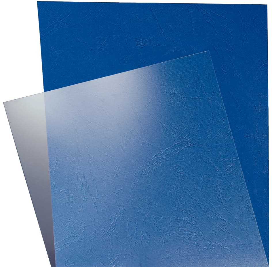 Leitz Deckblatt, Din A4, Aus Pvc, Transparent, 0,25 Mm