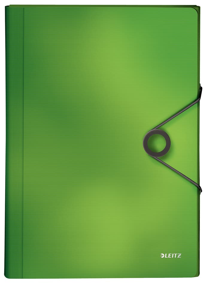 Leitz Fächermappe Solid, A4, Pp, 6 Fächer, Hellgrün