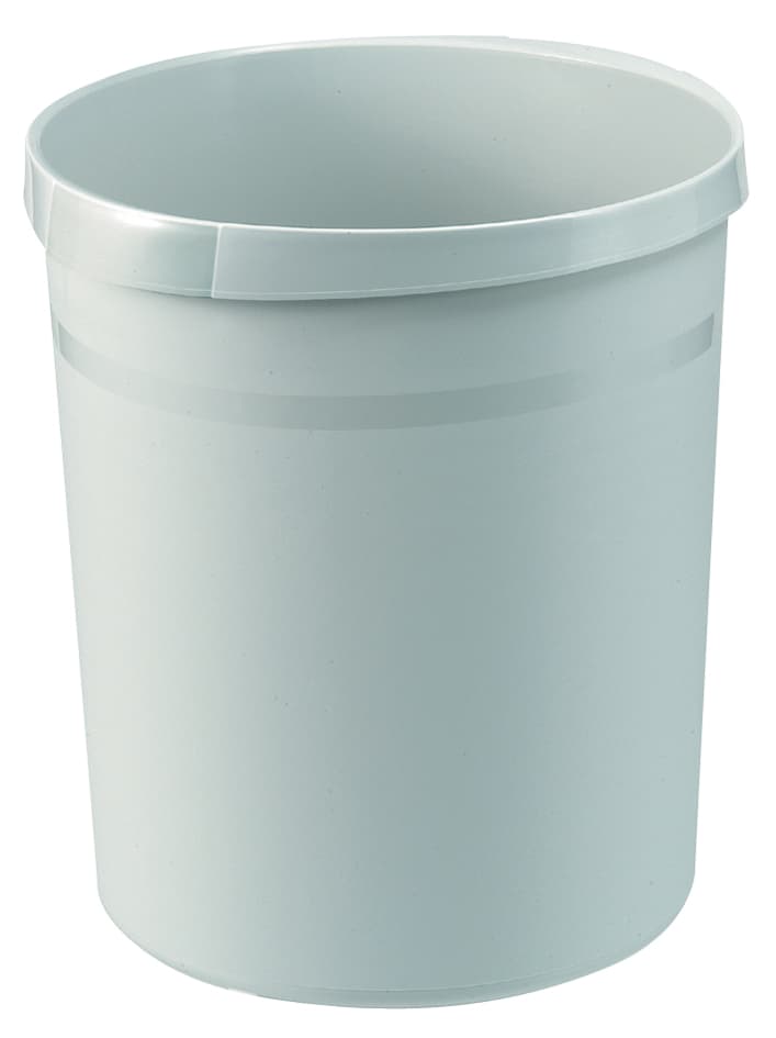 Han Papierkorb Grip, Pp, 18 Liter, Lichtgrau