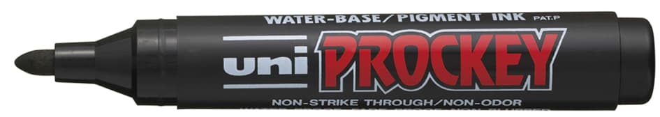 Uni-Ball Permanent-Marker Prockey (Pm-122), Schwarz