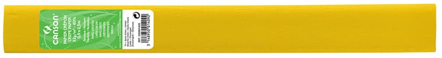 Canson Krepppapier-Rolle, 32 G/Qm, Farbe: Zitronengelb (15)