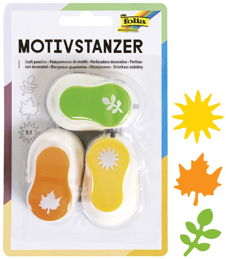 Folia Motivstanzer , Ganzjahresmotive, , Klein, Set 2