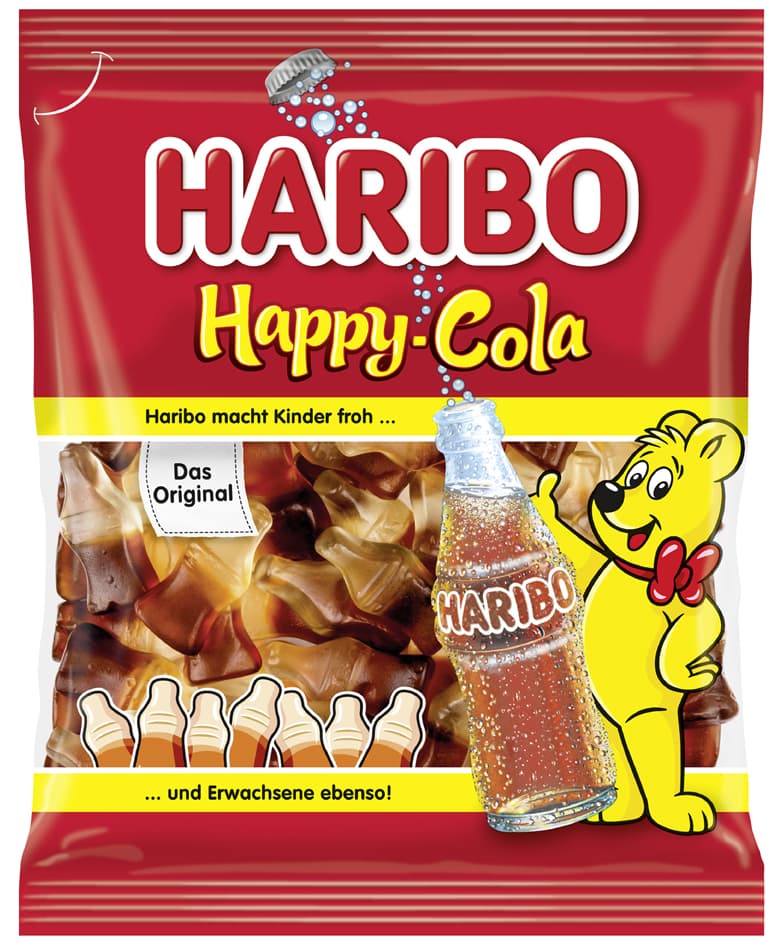 Haribo Fruchtgummi Happy Cola, 175 G Beutel
