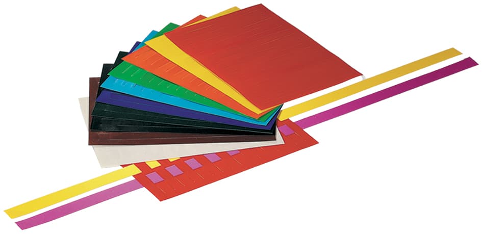 Folia Flechtblätter, Ungummiert, 100 Blatt, Farbig Sortiert