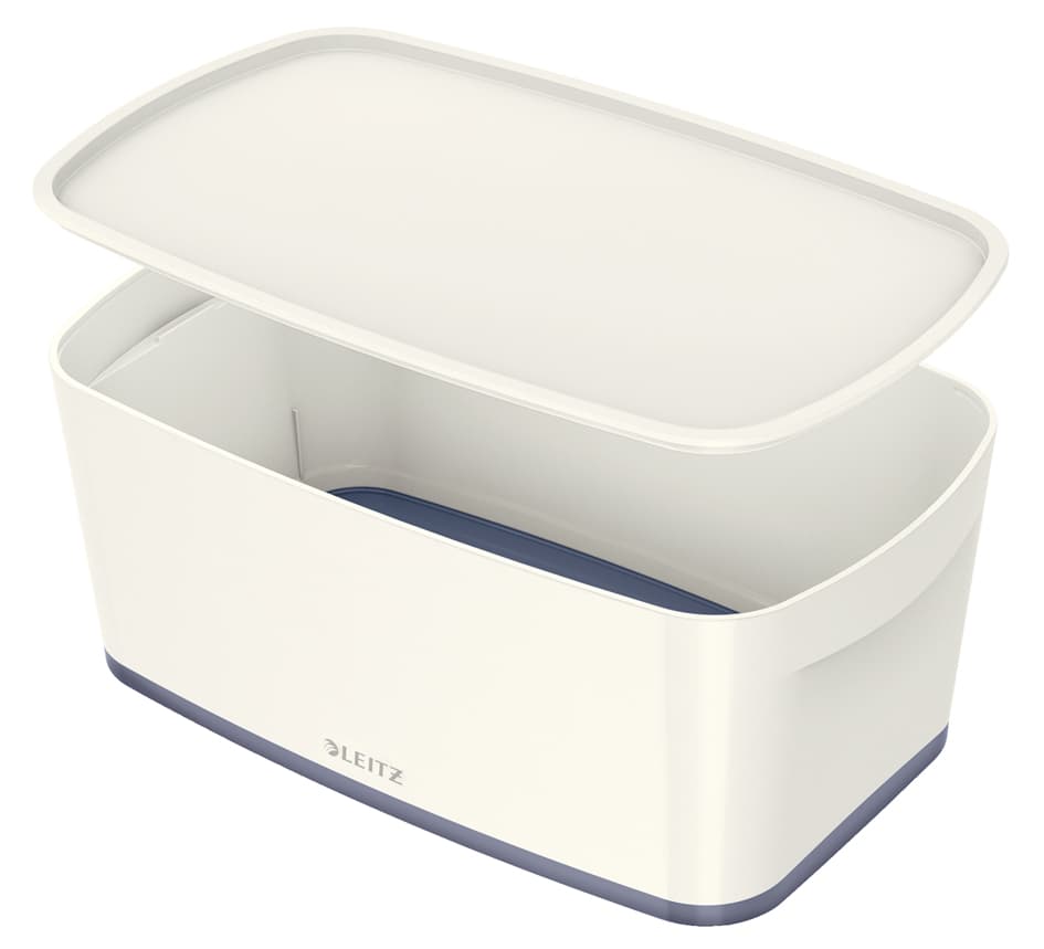 Leitz Aufbewahrungsbox My Box, 5 Liter, Weiß/Grau