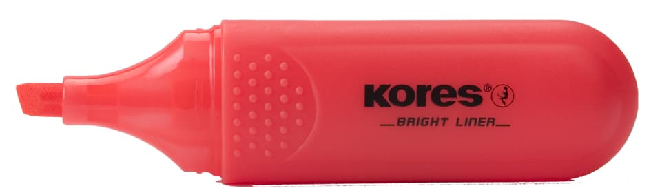 Kores Textmarker , Bright Liner, , Farbe: Orange