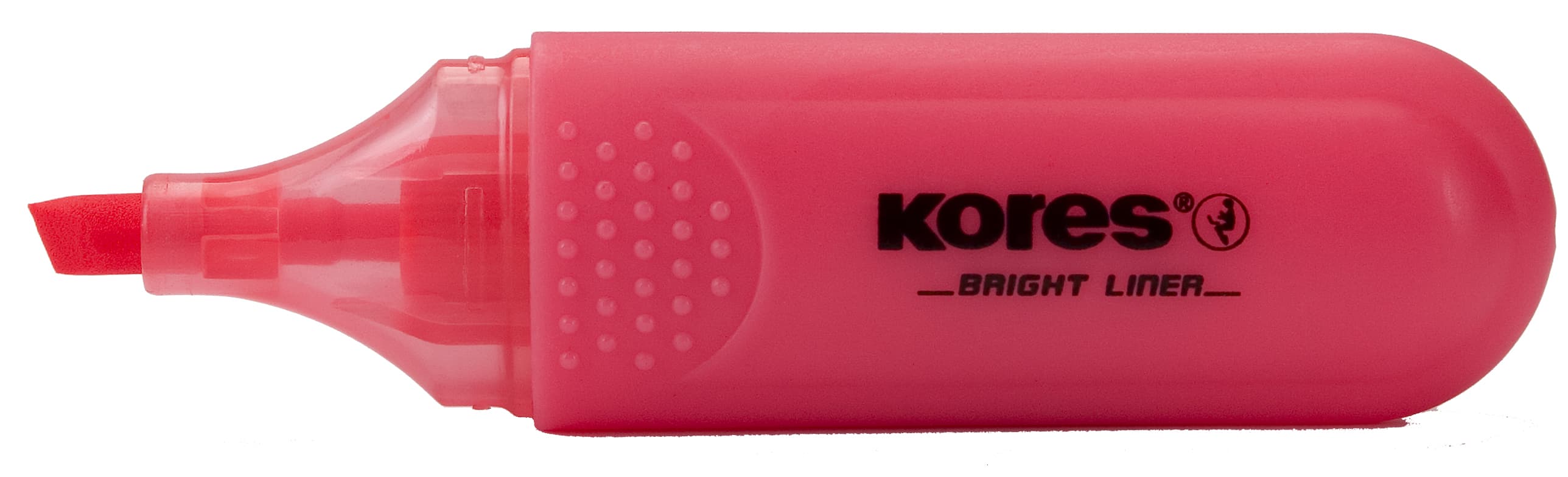 Kores Textmarker , Bright Liner, , Farbe: Rot