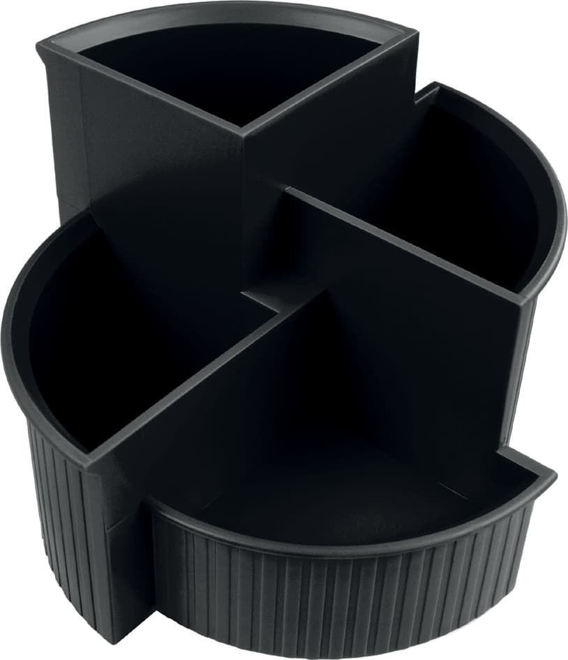 Helit Multiköcher , The Hub Line, , 4 Fächer, Schwarz