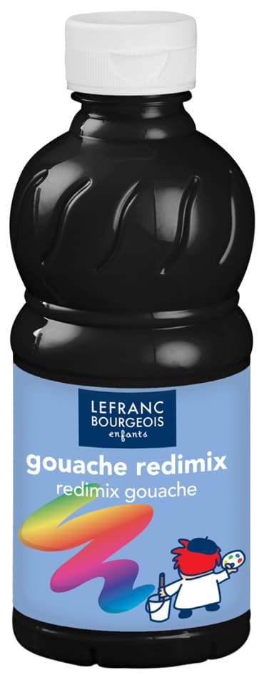 Lefranc Bourgeois Gouachefarbe 250 Ml, Schwarz
