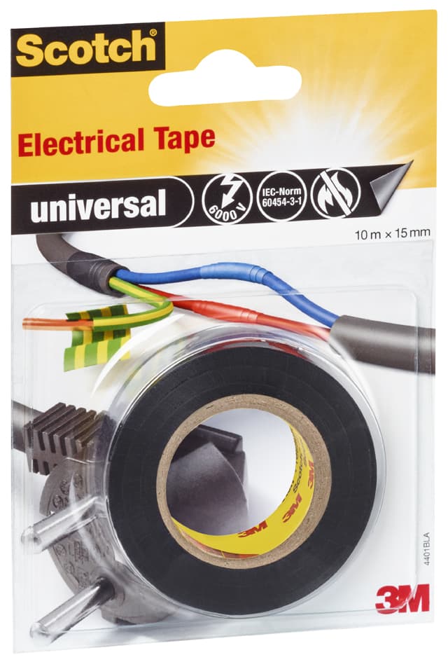 Scotch Isolierband Universal, 15 Mm X 10 M, Schwarz