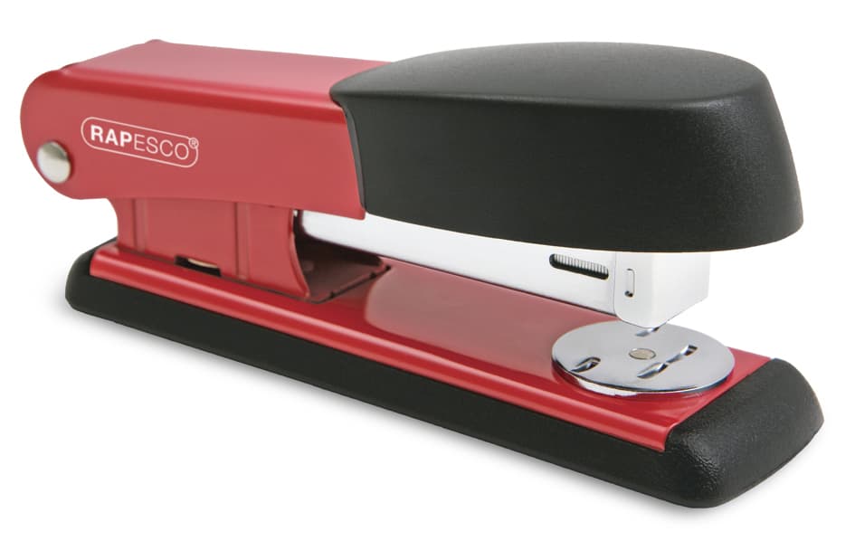 Rapesco Heftgerät Bowfin, Heftleistung: 25 Blatt, Rot