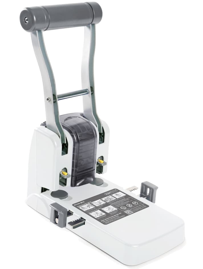 Rapesco Registraturlocher Eco P1100, Soft Weiß
