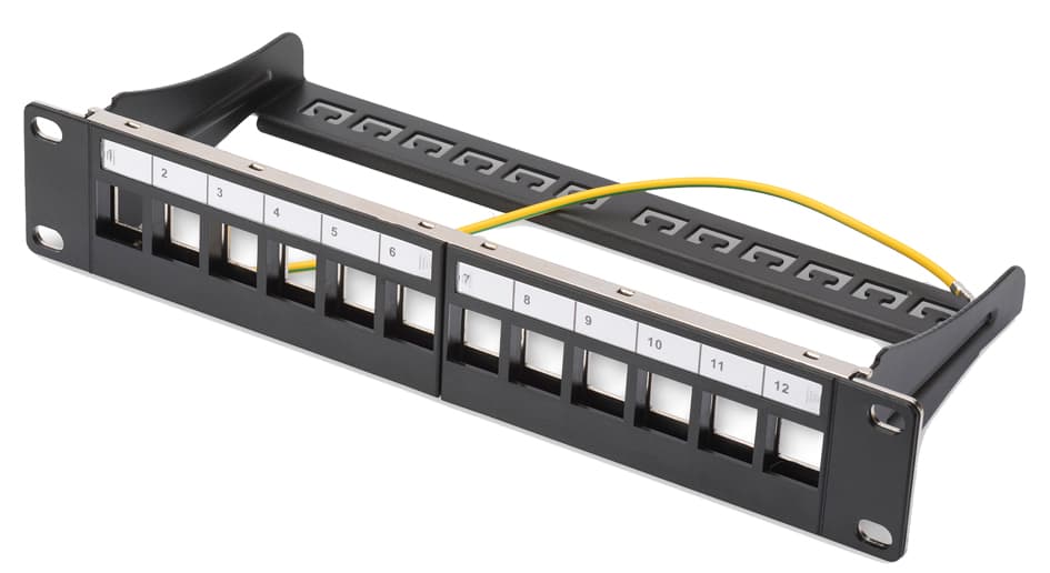 Digitus 10,  Modular Patch Panel Für Keystone Module, 12-Port