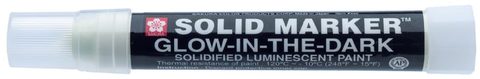 Sakura Industriemarker , Solid Marker Glow In The Dark,
