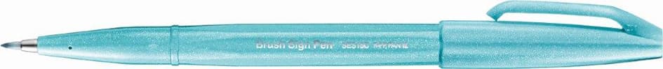 Pentelarts Faserschreiber Brush Sign Pen, Hellblau