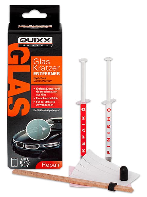 Quixx Kratzer-Entferner, Für Glasoberflächen, 5-Teilig