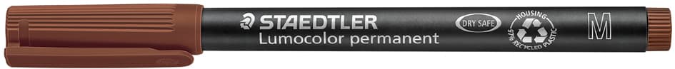 Staedtler Lumocolor Permanent-Marker 317m, Braun