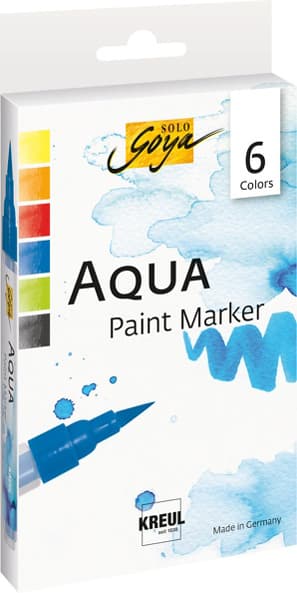 Kreul Aqua Paint Marker Solo Goya, 6er-Set