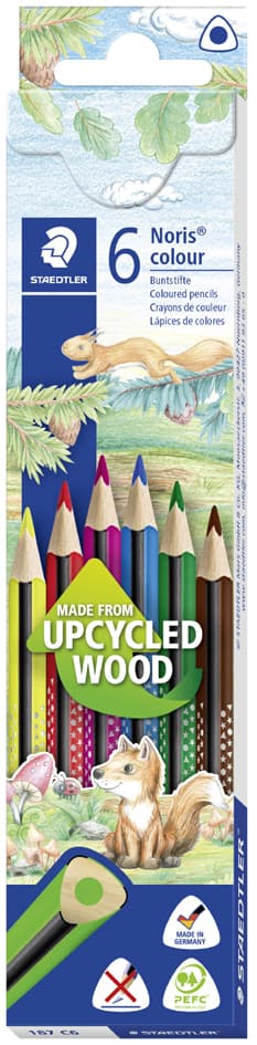 Staedtler Dreikant-Buntstift Noris Colour, 6er Kartonetui