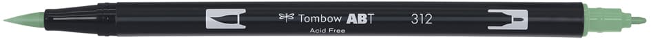Tombow Doppelfasermaler , Abt Dual Brush Pen, , Holley Green