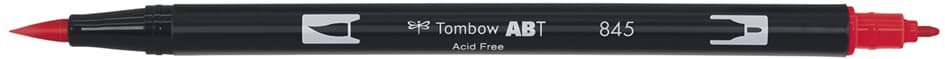 Tombow Doppelfasermaler , Abt Dual Brush Pen, , Carmine