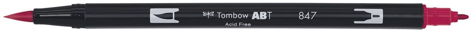 Tombow Doppelfasermaler , Abt Dual Brush Pen, , Crimson
