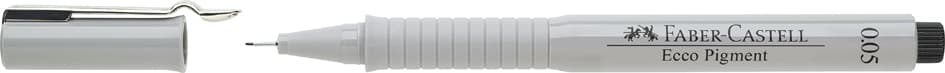 Faber-Castell Pigmentliner Ecco Pigment 0,2 Mm, Schwarz
