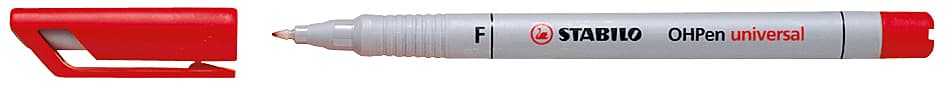Stabilo Nonpermanent-Marker Ohpen Universal, Rot