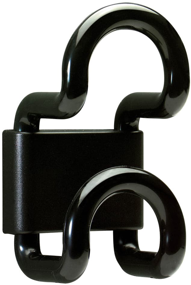 Unilux Garderobenhaken Fil, 1 Haken, Schwarz